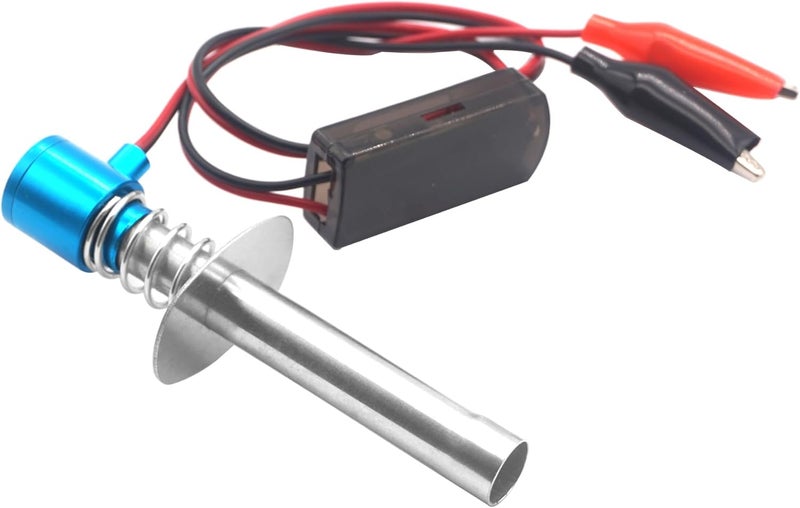 Share Goo مشعل شمعات الإشعال RC 6V-24V لسيارة نموذج RC Nitro 1/8 1/10 باجي شاحنة قارب، أزرق - Image 1